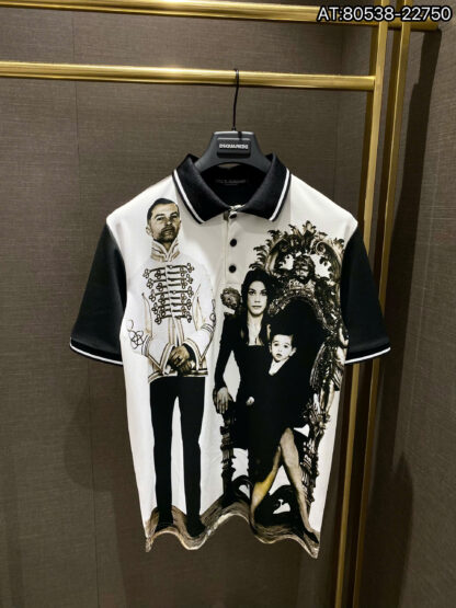 Polo D&G họa tiết cao cấp