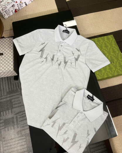 Polo Xám Tia Sét cao cấp - Hình ảnh 5